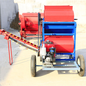 Desgranadora de Cacahuetes Diésel de 12 HP, Separador de Maní de Alta Velocidad con Ruedas Móviles para Campos Agrícolas - Product Image 4