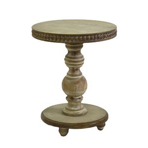 High Quality Durable Decorative Farmhouse Indoor Rustic Round Wood <b>Side</b> Coffee Table Cheap - Product Image 1