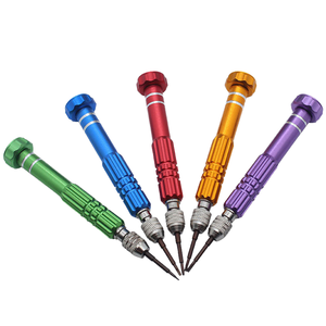 Multi-Functional 5 1 Hand Operated Aluminium Alloy <b>Screwdriver</b> Combination <b>Set</b> for Apple Repair Cellphone Disassembly Mini - Product Image 1