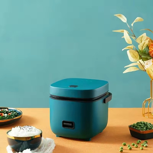 Household & Hotel Use Mini Portable Rice Cooker With Steamer 1.2L 800W Digital Timer Control Household Appliances <b>Small</b> Kitchen - Product Image 3
