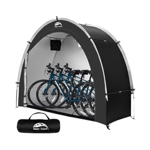 Tente de rangement de vélo portable Happy Travel Tissu Oxford <span class=keywords><strong>Abri</strong></span> extérieur étanche en acier PU4000 pour 2/3/<span class=keywords><strong>4</strong></span>/6/8 <span class=keywords><strong>vélos</strong></span> - Product Image 6