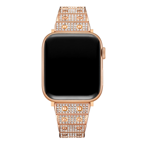 45 41mm diamant <span class=keywords><strong>acier</strong></span> inoxydable <span class=keywords><strong>Bracelet</strong></span> pour <span class=keywords><strong>Apple</strong></span> <span class=keywords><strong>Watch</strong></span> 38 42 40 44mm métal pour iWatch série 7 6 <span class=keywords><strong>SE</strong></span> 5 4 3 2 1 <span class=keywords><strong>Bracelet</strong></span> - Product Image 5