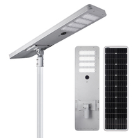 Lampe solaire LED tout-en-un XIUBEN 60w 80w haute puissance, étanche, avec batterie LiFePO4, pour route et jardin
