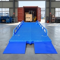 Plateforme mobile de chargement et déchargement pour camions porte-conteneurs, rampe logistique hydraulique, pont d'accès mobile, plateformes de chargement et déchargement pour chariots élévateurs, élévateur