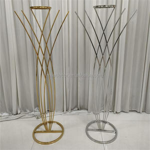 Dặm Vàng 7 <span class=keywords><strong>ft</strong></span> kim loại hoa hiển thị đứng cao Nàng Tiên Cá Đuôi Thiết kế tầng thường vụ hoa khung bệ cho trang trí đám cưới - Product Image 5