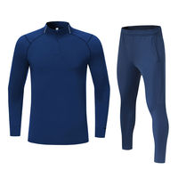 Ensemble de survêtement pour homme TRMA sur mesure en polyester, design 2-en-1 automne/hiver, respirant, extensible dans les quatre sens, longueur cheville