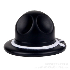 Pu Fidget <b>Hat</b> Toy With Yellow <b>Band</b> For Kids Age 8 To 13 Years Unisex Stress Relief Plaything - Product Image 2