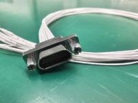 Conector Rectangular Mini de 15 Pines Serie J30J-15TJL, Arnés de Cables de Acero Inoxidable y Cobre, Conector Macho Chapado en Oro, Energía Aeroespacial 230V 3A