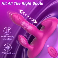 Vibrateur sans fil avec télécommande par application, double stimulateur anal et point G, masturbateur vaginal pour femmes, jouets sexuels pour femmes