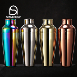 Shaker à cocktails américain coloré pour barman, bouteille de 550 ml, simple, en acier inoxydable, pour Tequila et vin - Product Image 1