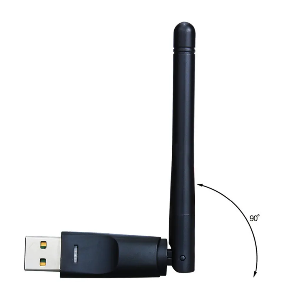 Vmade USB WiFi 8188 무선 어댑터 네트워크 카드 600Mbps 5Ghz T2 TV 튜너 수신기 미니 WI-FI 동글 외부 안테나