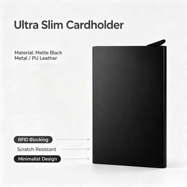 Custom Portable Slim Pop up Aluminum Metal Wallet RFID Anti-theft Blocking Business ID Credit Card Holder Case for Men Women