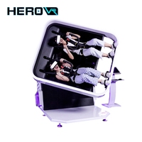 HEROVR Funfair Arcade 720 Degrés Rotation Tir Jeu 9D VR Machine Realidadvirtual 2Dof Parcs À Thème En Plein Air Public Métal