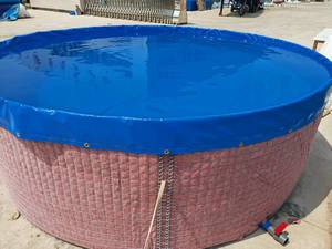 Lona de PVC de 7m3 hecha a medida para pecera, red de alambre, equipo agrícola para estanque de acuicultura para tratamiento de agua de tilapia Y CANGREJO - Product Image 2