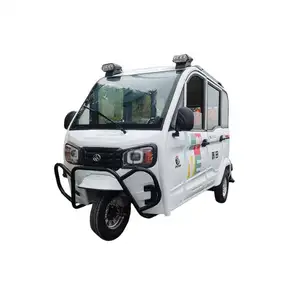 ENCLOSED Integrated rear axle 3 Wheel Adults Battery Powered Electric Tricycles 60Kmph tricycle with Cheap Shipping