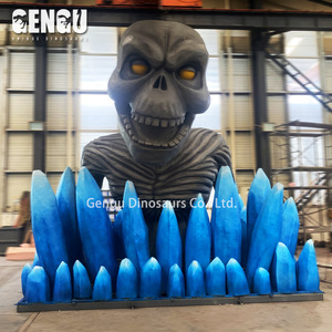 Tùy chỉnh Halloween trang trí bộ xương người đàn ông-kích thước lớn animatronic mô hình cho hoạt động check-in tại chỗ - Product Image 6