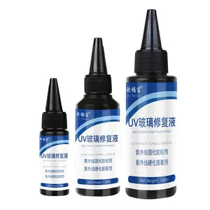 Nhà Sản Xuất 25Ml Kính Chắn Gió Crack Sửa Chữa Ánh Sáng Tia Cực Tím Chữa Nhựa Acrylic Dính Xe Kính Chắn Gió Sửa Chữa Lỏng UV Keo