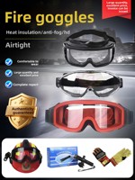 Lunettes de pompier résistantes aux chocs, aux hautes températures, isolantes thermiquement, anti-poussière, lunettes de protection; Incendie forestier