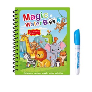 Ensemble de livres de coloriage à l'eau réutilisables pour enfants, livre de gribouillage à l'eau sans désordre pour les tout-petits de <span class=keywords><strong>3</strong></span> ans et plus - Product Image 6