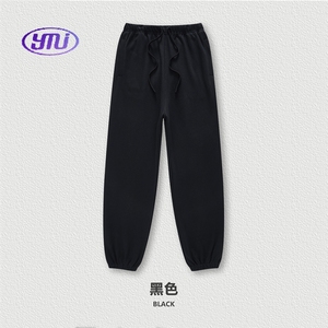 <span class=keywords><strong>Pantalon</strong></span> d'hiver YMJ pour <span class=keywords><strong>homme</strong></span>, style Y2K, taille mi-haute, ample, vintage, couleur unie, avec cordon de serrage, en mélange coton-polyester, pour le sport - Product Image 4