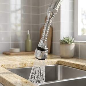 Mucit Home - Extensor de Grifo de Cocina Giratorio 360° Antisalpicaduras, 1 Pieza - Product Image 3