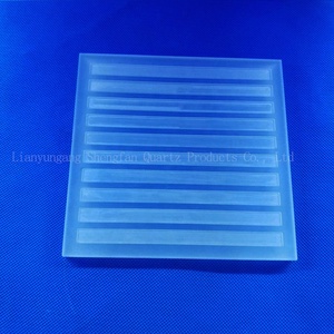 Venta directa de fábrica de instrumentos de laboratorio de alta transmitancia de luz hojas de vidrio de cuarzo ranuradas - Product Image 6