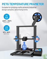 Filamen PETG CoLiDo Overseas Warehouse Direct untuk Printer 3D, Kekuatan Tinggi 1.75mm, Filamen PETG Transparan Biru