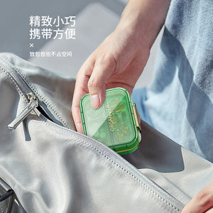 Nouveau Portable 7 compartiments pilule médecine boîte bac de <span class=keywords><strong>rangement</strong></span> pratique <span class=keywords><strong>pharmacie</strong></span> maison organisateur médicaments pour enfants deux couches - Product Image 5