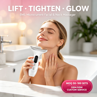 Masseur facial raffermissant doux pour le visage et le cou, appareil de massage électrique pour hommes et femmes, usage domestique