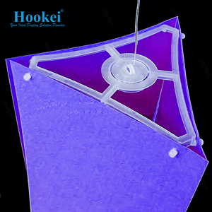 Supports triangulaires en gros <span class=keywords><strong>pour</strong></span> affiches graphiques, kits mobiles avec crochet de plafond, clips universels <span class=keywords><strong>pour</strong></span> bord de panneau - Product Image 4