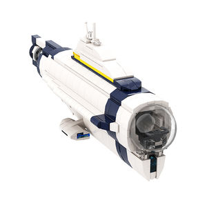 Funbuild Subnautica <span class=keywords><strong>Cyclops</strong></span> Warship Blockモデルビルディングトイサイクロプス船深海海底ビルディングブロックセット - Product Image 4