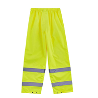 Pantaloni da Lavoro ad Alta Visibilità in Rete con Nastro Riflettente