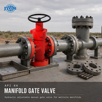 Katup Gerbang Manual API 6A Langsung dari Pabrik, Diameter Nominal 2"-3", Tekanan 2000-20000 PSI, Peralatan Kepala Sumur Minyak