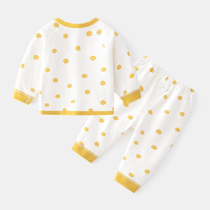 Ensembles de pyjamas pour nouveau-nés 100% coton à manches longues en tricot unisexe 2 pièces Ensembles de vêtements pour bébés - Product Image 6