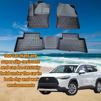 Convient pour 2022 + TOYOTA COROLLA CROSS avec tapis de voiture de protection tous temps