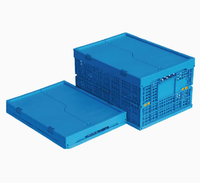 Caisse pliable en gros, transport en plastique, panier pliable en plastique, boîte pliable, caisse pliable