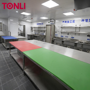 रेस्तरां और सुपरमार्केट के लिए थोक कस्टम बड़े खाद्य ग्रेड पी कटिंग बोर्ड किचनवेयर - Product Image 2