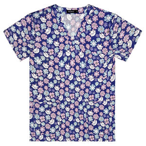 ชุดพยาบาลพิมพ์ลายคอวีสำหรับผู้ชายชุดผ่าตัดแฟชั่นขัดผิวสำหรับผู้ชาย - Product Image 1