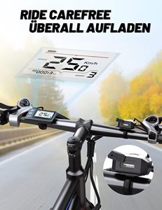 Bicicleta Eléctrica Duotts C29 48v, Disponible en Almacenes del Reino Unido y la UE, Bicicleta de Carretera, Híbrida, Eléctrica, de Montaña, Urbana, para Adultos - Product Image 2