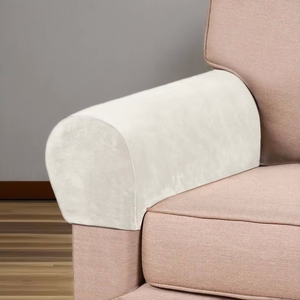 Moderno universale per uso domestico, fodera per divano in velluto a tinta unita, copertura elastica per divano componibile <span class=keywords><strong>con</strong></span> <span class=keywords><strong>braccioli</strong></span> - Product Image 3