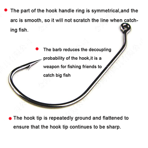 Anzuelos de plástico suave para pesca en agua salada, aparejos de pesca de alta calidad con manivela ancha, serie <span class=keywords><strong>grande</strong></span> - Product Image 2