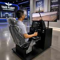 Simulateur de pilotage d'avion à basse altitude de niveau scientifique populaire
