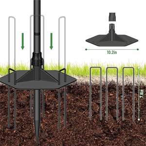 TJ-018 Comedero para Pájaros de Metal con Estaca de 1.9M, con Maceta para Hojas, Comedero y Bebedero para Jardín Exterior, Soporte Colgante con Recubrimiento en Polvo - Product Image 2