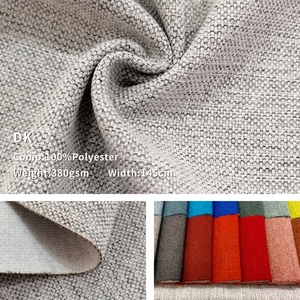 Housse de canapé en <span class=keywords><strong>tissu</strong></span> de <span class=keywords><strong>lin</strong></span> texturé 100% <span class=keywords><strong>polyester</strong></span> respirant résistant à l'abrasion <span class=keywords><strong>Tissu</strong></span> d'ameublement pour coussin de meubles - Product Image 2