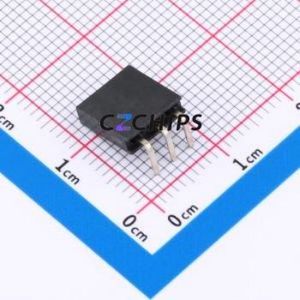 FH2.54-06-03PWD Pin Socket Bent Lead Through Hole,P=2.54mm Connector 1x3P 2.54mm Square Hole Right Angle Insert - Product Image 2