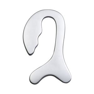 Masajeador facial de metal irregular esmerilado Gua Sha de grado alimenticio para aplicación de masaje de cuerpo entero en la cara - Product Image 1