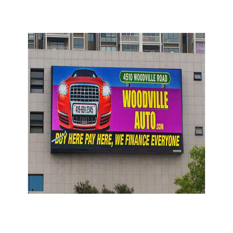 Outdoor Led Display Voor Service P6 P8 P10 Led Digitale Reclame Screen Led Display Board