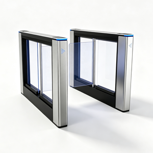 Torniquete Peatonal de Aleación de Aluminio, Barrera Automática de Seguridad, Puerta Giratoria, Control de Acceso con Código QR y Tarjeta RFID - Product Image 1
