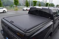 Couverture de benne de camionnette électrique en alliage d'aluminium, couvercle de benne rétractable à rouleaux avec verrouillage pour Jeep Gladiator Ram Ranger Double Cab