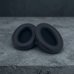 For Audio-Technica ATH-ANC9 ANC27 Earpads Ear Pads Ear Cushions <b>Protein</b> Leather Noise Cancelling Headset Sponge Cups Black - Product Image 5
